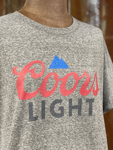 Coors Light Grey Tee Angry Minnow Vintage